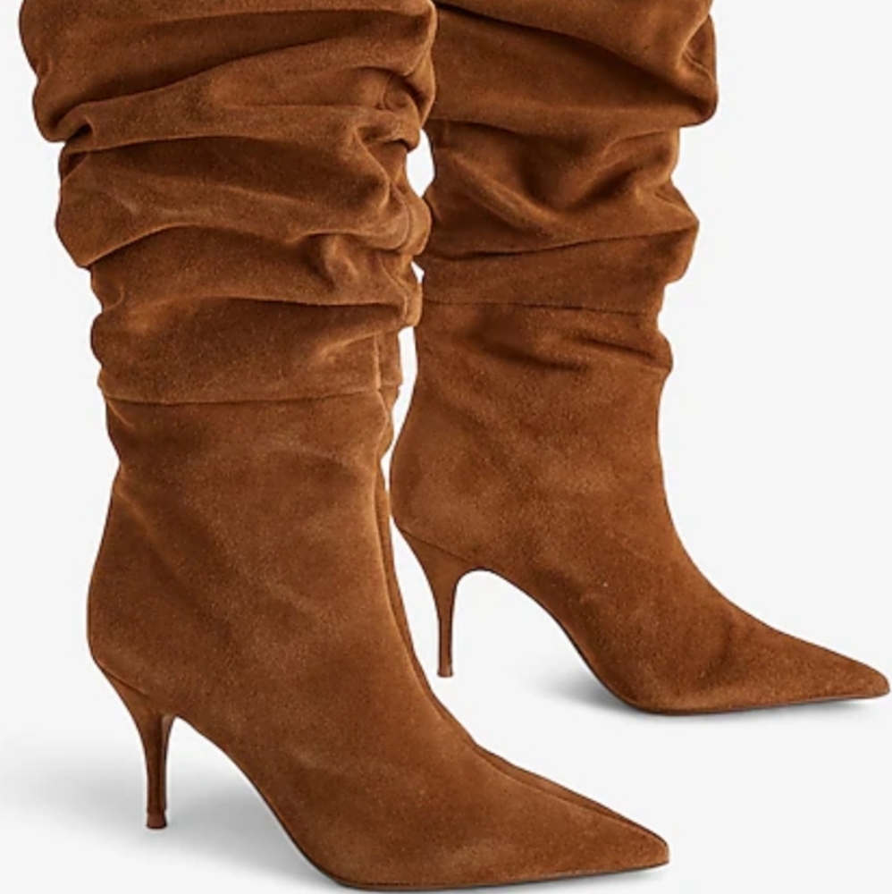 Brown Suede Women's Boots express
